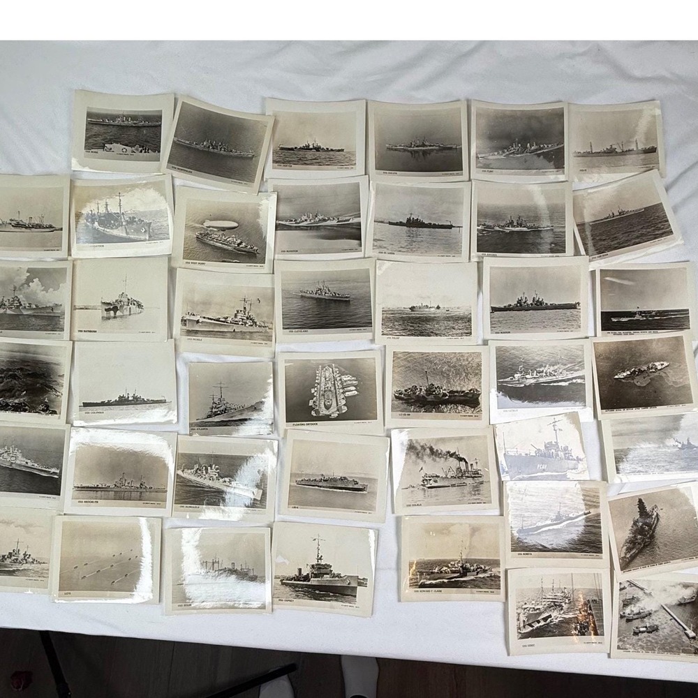 Vintage US Navy WWII Warship Official Photo Lot USS Atlanta Houston San Diego